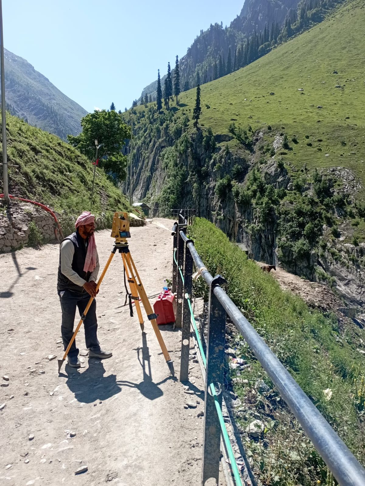 Topographical survey for infrastructure projects